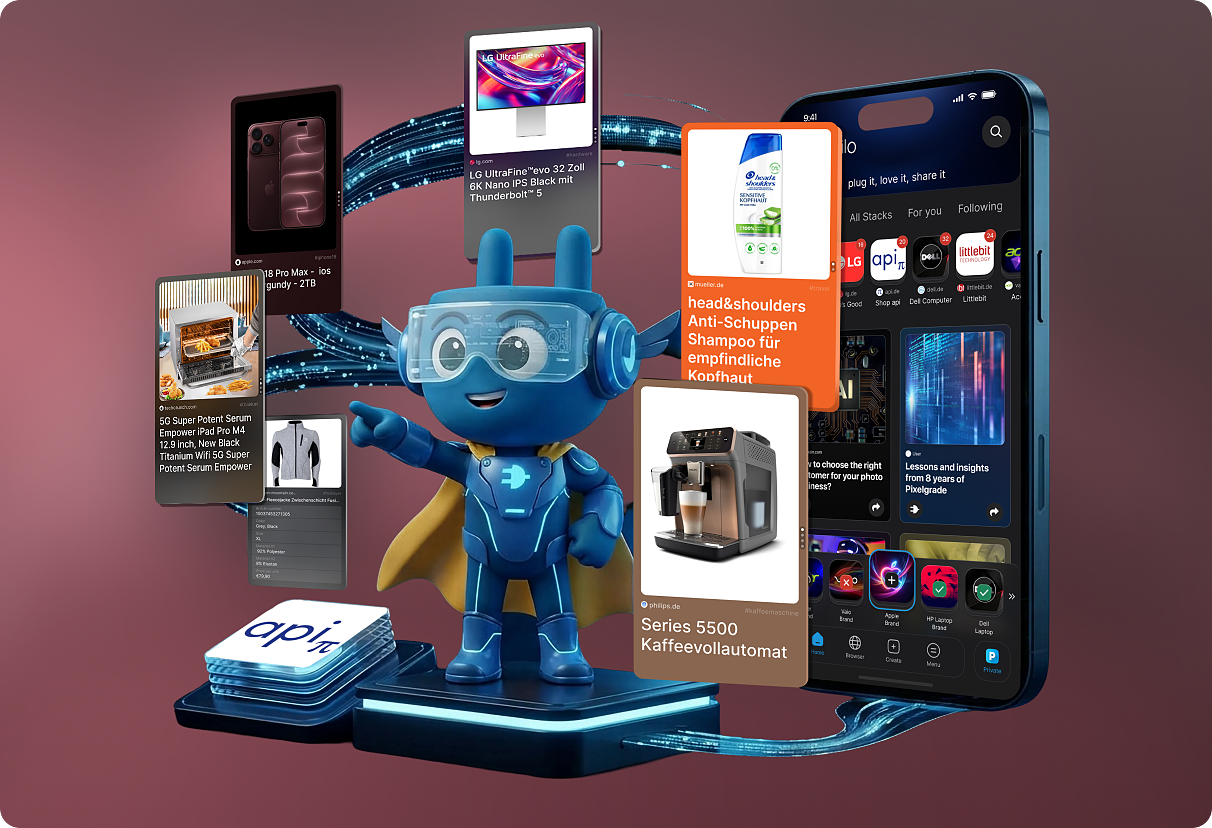 Cards und Stacks im Wallet der plugilo App
