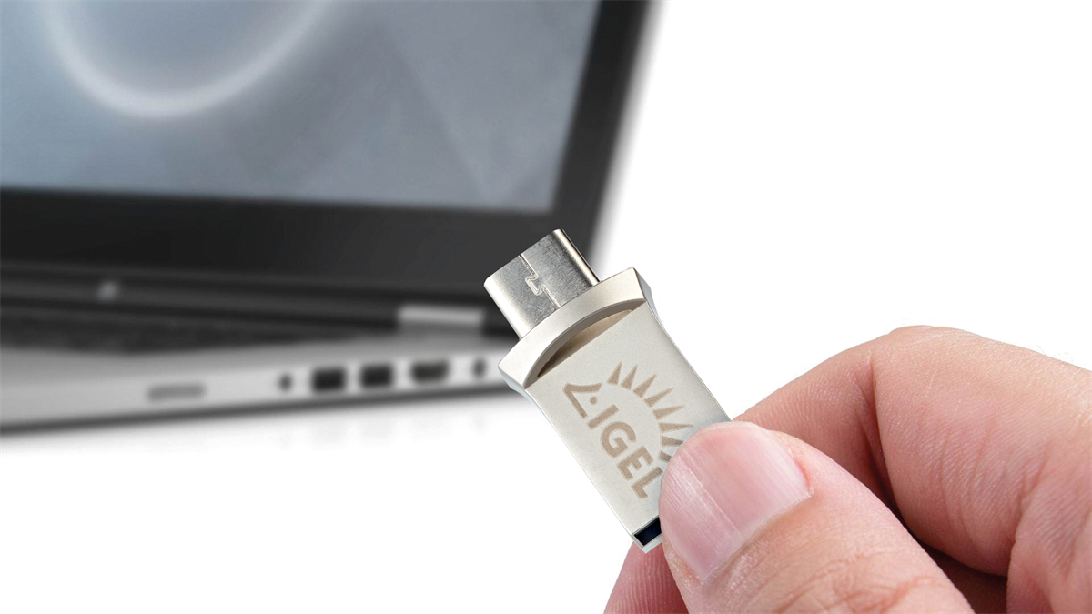 IGEL UD Pocket: das Betriebssystem auf dem USB-Stick