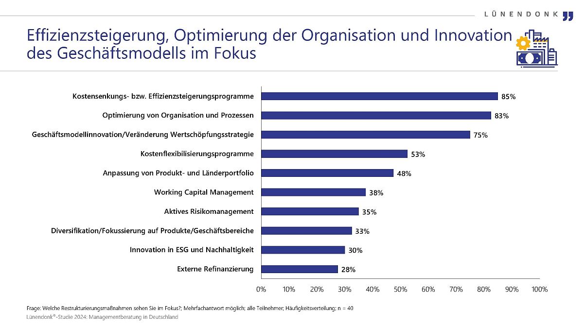 Lünendonk-Studie 2024 „Managementberatung in Deutschland“ 